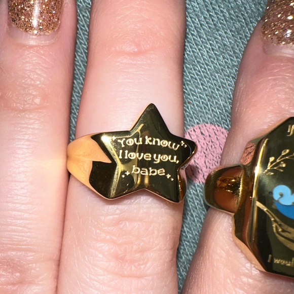 Harry Styles Inspired Set of Rings NWOT - Picture 3 of 5